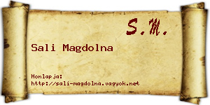 Sali Magdolna névjegykártya
